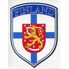 Decal -  Finland Crest Flag